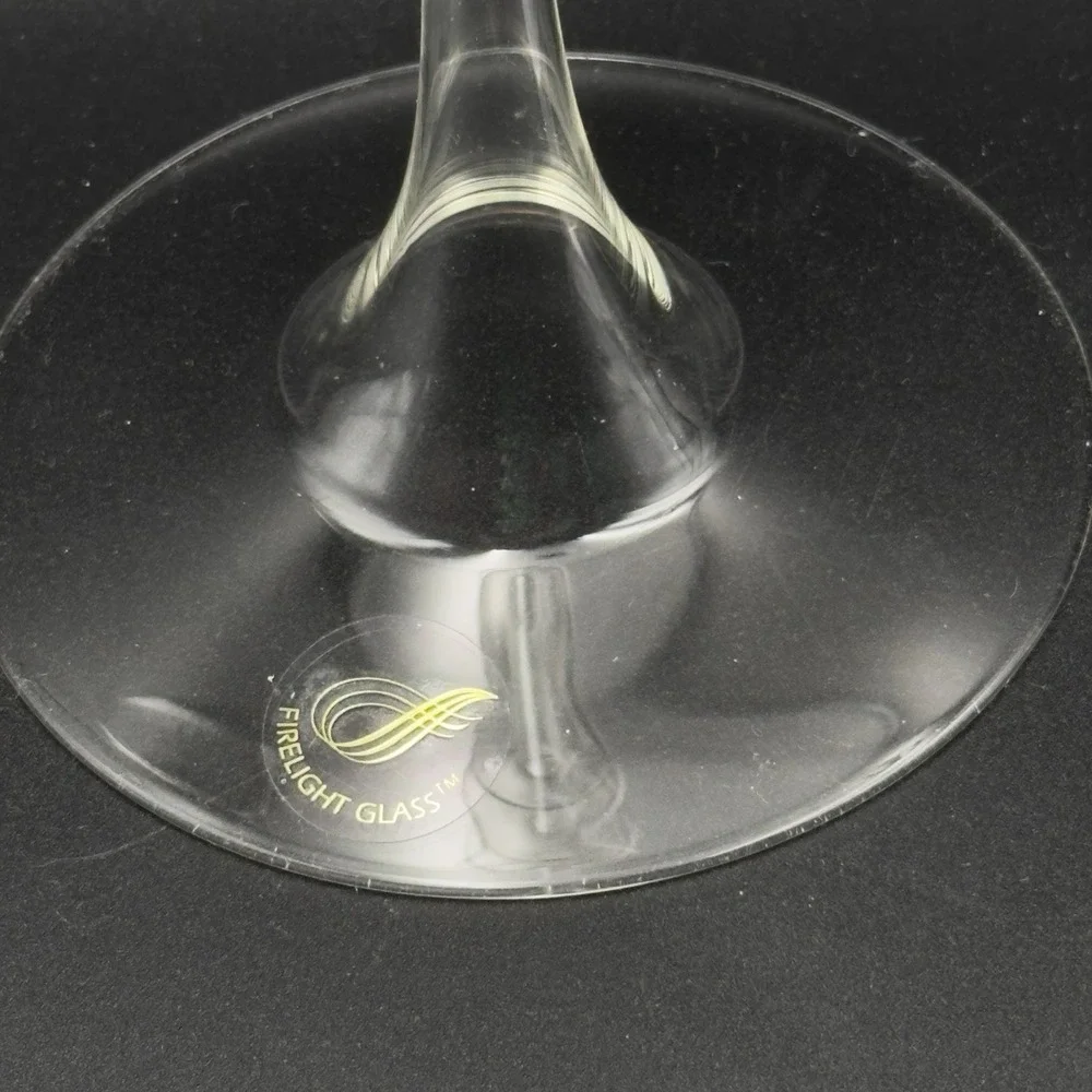 Vintage‎ Firelight Handblown Glass Waterlily Oil Candle Pair 12